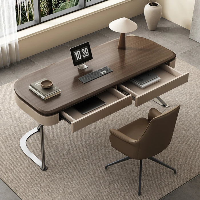 Wood Solid Modern Office Desk Minimalist Bedroom Executive Ideas Luxury Storage Desk Tables Work Escritorio Oficina Furniture