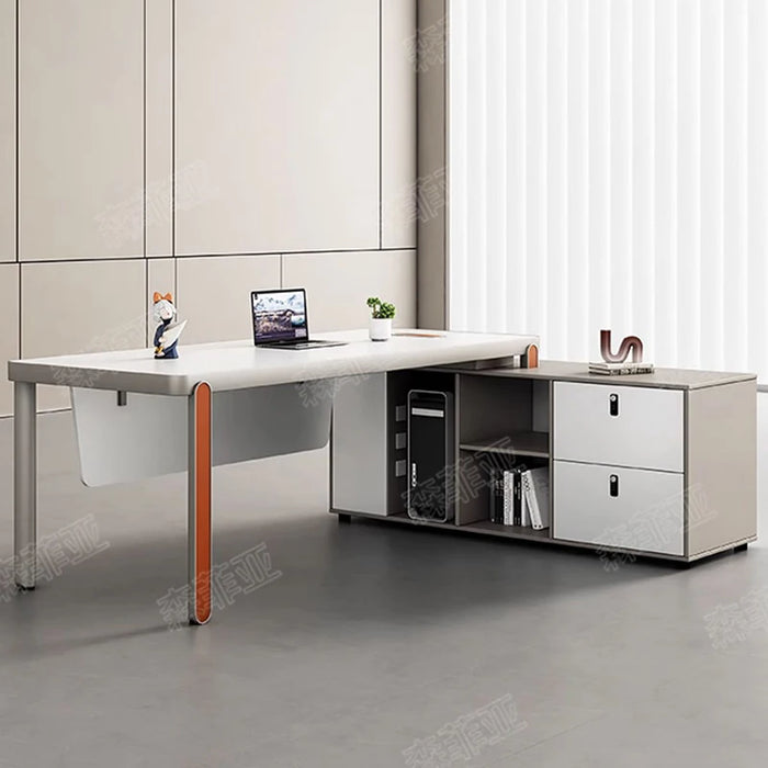 Minimalist Modern Office Desk Ideas Design Storage Executive Studio Set Luxury Desk Tables Large Muebles De Oficina Furniture