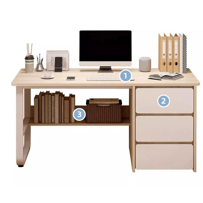 Laptop Supplies Office Desk Writing Bedroom Shelf Gadgets Computer Desks Bookshelf Setup Mesa De Computador Modern Furniture