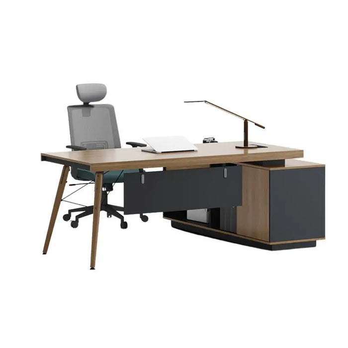 Fashion Studio Office Desk Wood Solid Luxury Modern Minimalist Storage Ideas Desk Tables Design Biurko Komputerowe Furniture