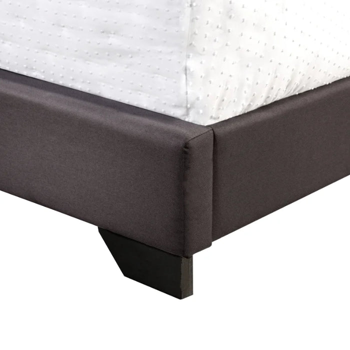 Willow Nailhead Trim Upholstered Full Bed, Charcoal bedroom set  bedroom furniture  furniture  beds