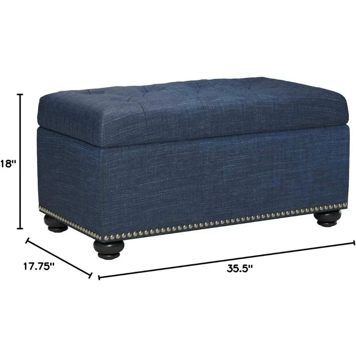 Foot Stool Storage Ottoman Contemporary Foot Stool and Bench With Hinged Lid for Living Room Office Furniture Home Free Shipping