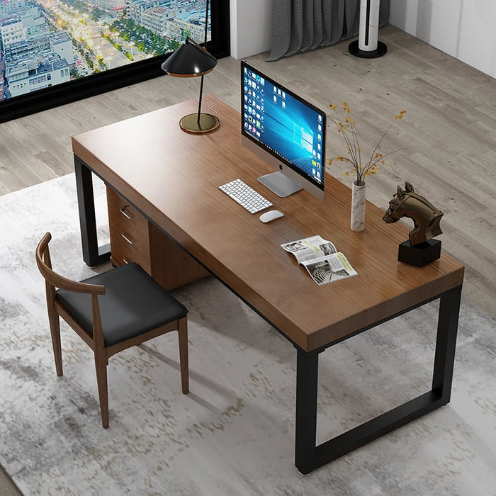 Wooden Drafting Office Desk Study Gaming Corner Standing Desktops Writing Office Desk Meeting Escritorios Modern Furniture