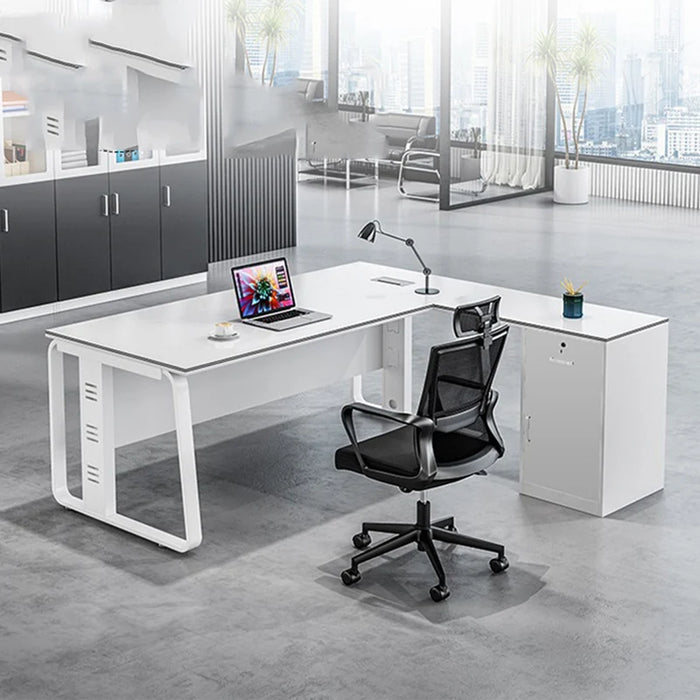 Work Corner Office Desk Conference Executive Meeting Shelves Office Desk Ergonomic Executive Bureau Meuble Home Furnitures