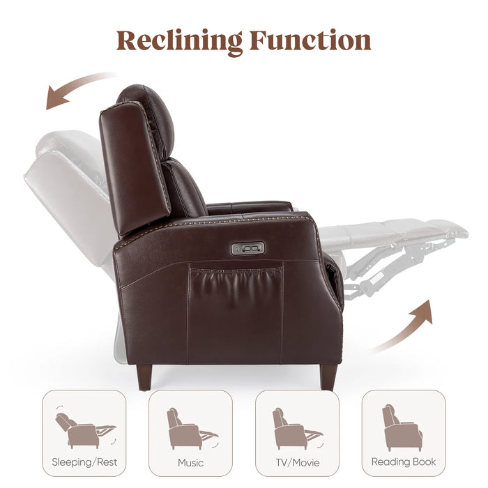 Genuine Leather Functional Sofa Living Room Sofa Recliner Chair Luxury Ergonomic Relaxing Chairs Better for Eldder