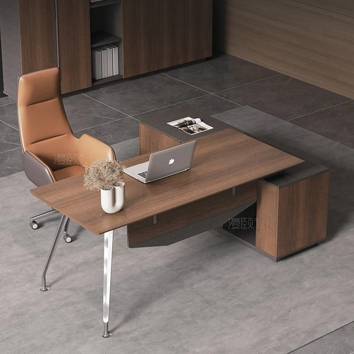 Boss Modern Office Desk Set Storage Studio Elegant Fashion Professional Luxury Desk Tables Large Muebles De Oficina Furniture