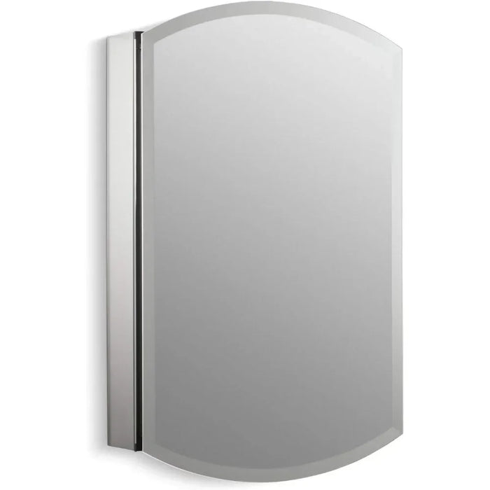 KOHLER 3073-NA Archer 20" W x 31" H Aluminum Single-Door Bathroom Medicine Cabinet with Mirror, Recessed