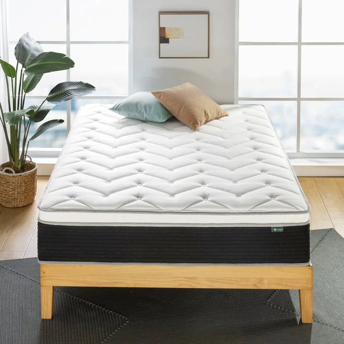 Spa Sensations By Zinus 13” Classic Pocket Spring Hybrid Mattress, Queen 80.00 X 60.00 X 13.00 Inches