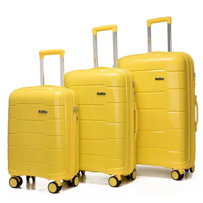 TRAVEL TALE 20"24"28 Inch PP Spinner Large Hard Luggag Set Carry On Baggage Suitcase Bag 3 pieces