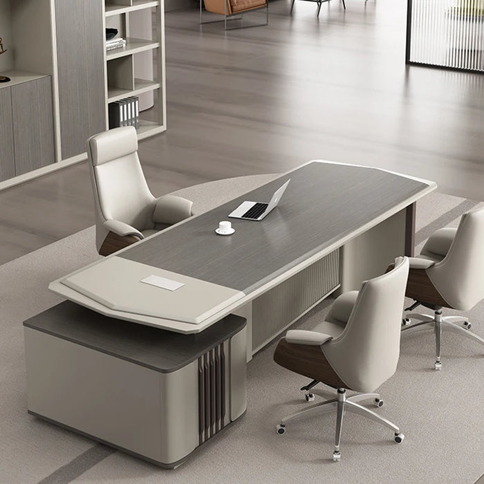 Boss Office Desk Simple Modern Light Luxury Boss President Office Furniture Desk Manager Supervisor Desk Large Luxurious