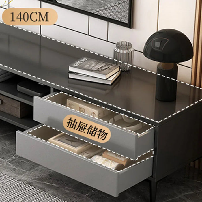 Grey Living Room Tv Stands Display Mirror Simple Computer Retr Storage Tv Stands Designer Moveis Para Casa Italian Furniture