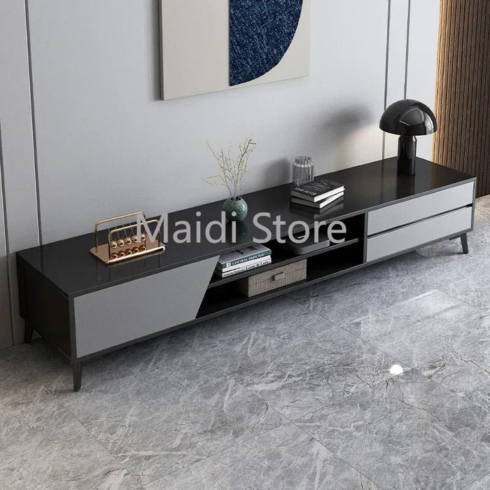 Grey Living Room Tv Stands Display Mirror Simple Computer Retr Storage Tv Stands Designer Moveis Para Casa Italian Furniture