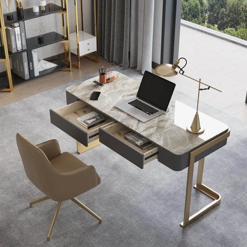 Office furniture, study, desk, extravagant rock board, computer desk ...