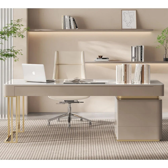 Other Living Room Furniture Writing Desk White Office With Drawer Desks