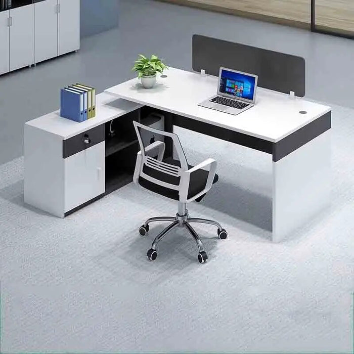 Reception Conference Office Desks Storage Drawers Modern Writing Office Desks Wooden Standing Scrivania Angolare Room Furniture