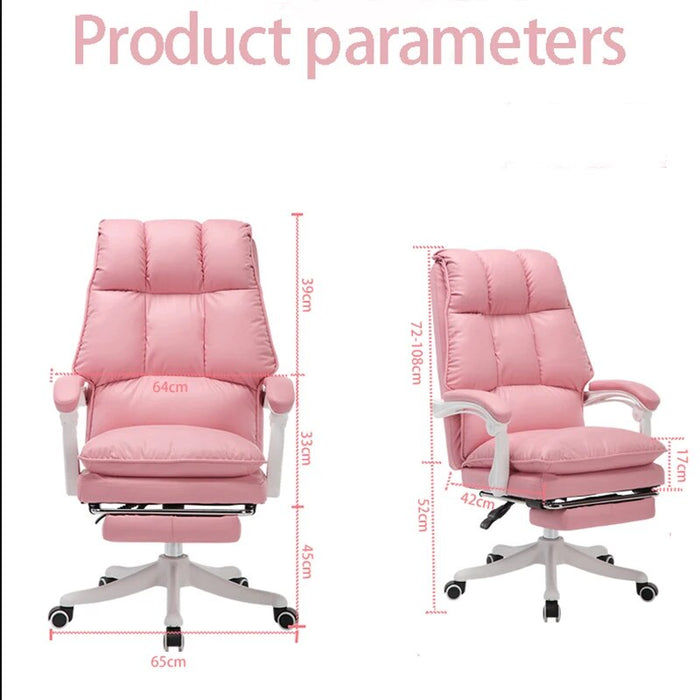 Nordic computer chair home simple computer chair office conference chair backrest lift swivel chair comfortable sedentary chair