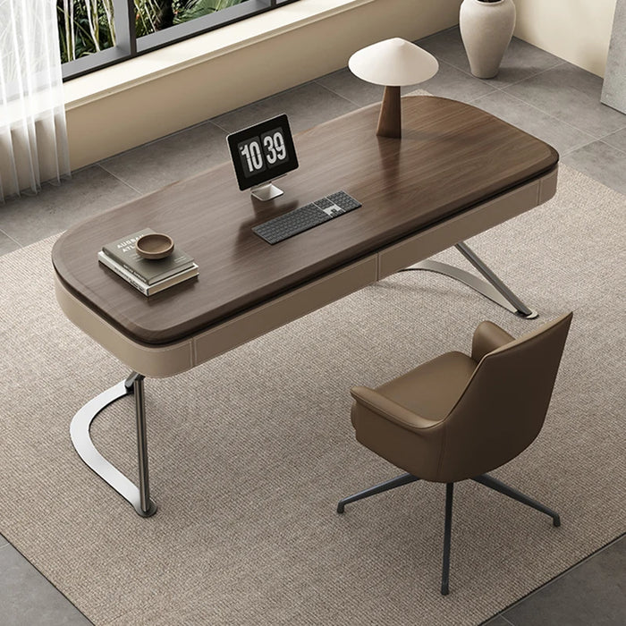 Wood Solid Modern Office Desk Minimalist Bedroom Executive Ideas Luxury Storage Desk Tables Work Escritorio Oficina Furniture