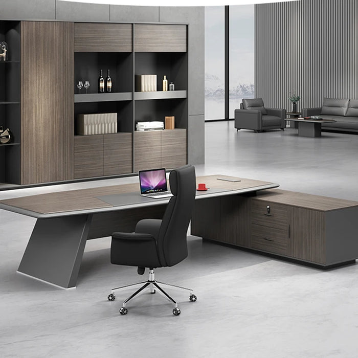 Boss Office Desk Combination Manager President Storage Designer Office Furniture Desk Painted Boss Desk Simple Modern Business