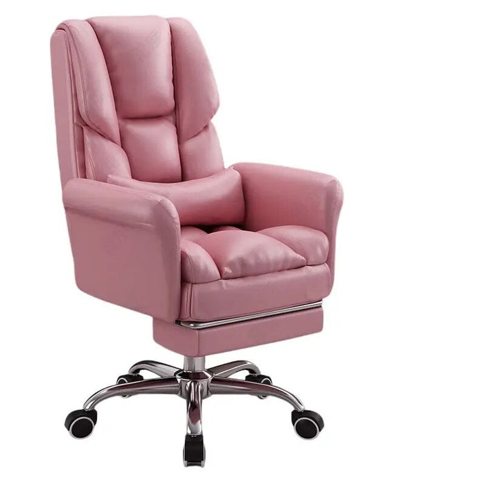 Pink Armchair Chair Living Room Table Mobile Reading Backrest Chair Designer Relaxing House Sedie Da Ufficio Bedroom Furniture