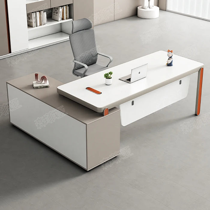 Minimalist Modern Office Desk Ideas Design Storage Executive Studio Set Luxury Desk Tables Large Muebles De Oficina Furniture