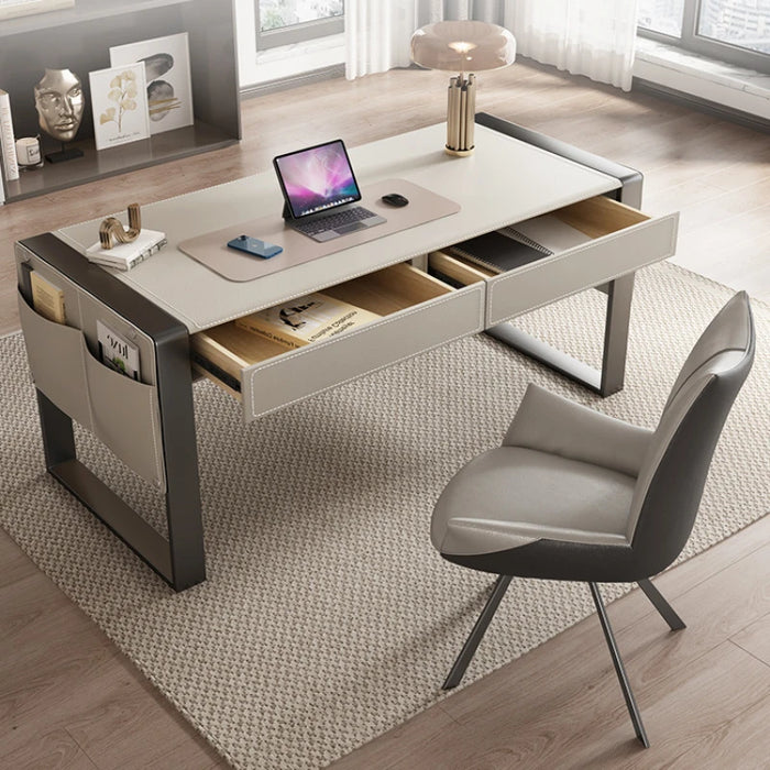 Italian Minimalism Office Desks Study Household Wood Design Office Desk Simplicity Modern Bureau Meuble Working Equipment QF50OD