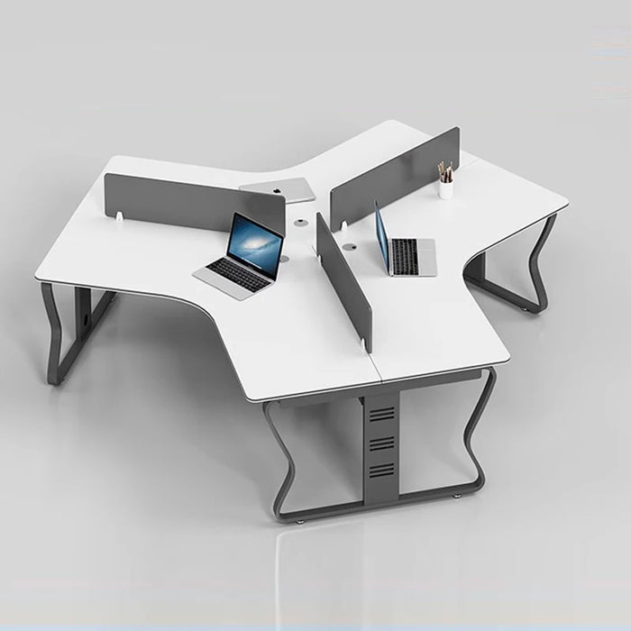 New Design Open Style Desk Worker Workstation Modern Office Desk Luxury Wood Computer Desks Mesa Escritorio Home Furniture